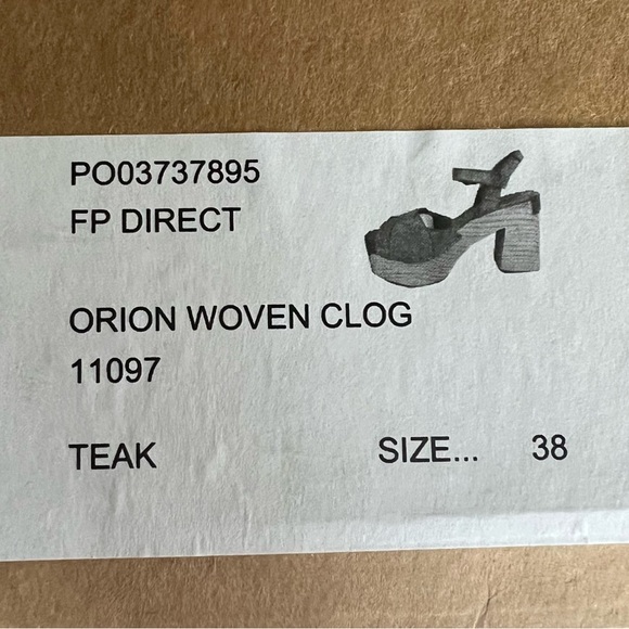 Free People Tan Leather Platform Sandals - Picture 7 of 8